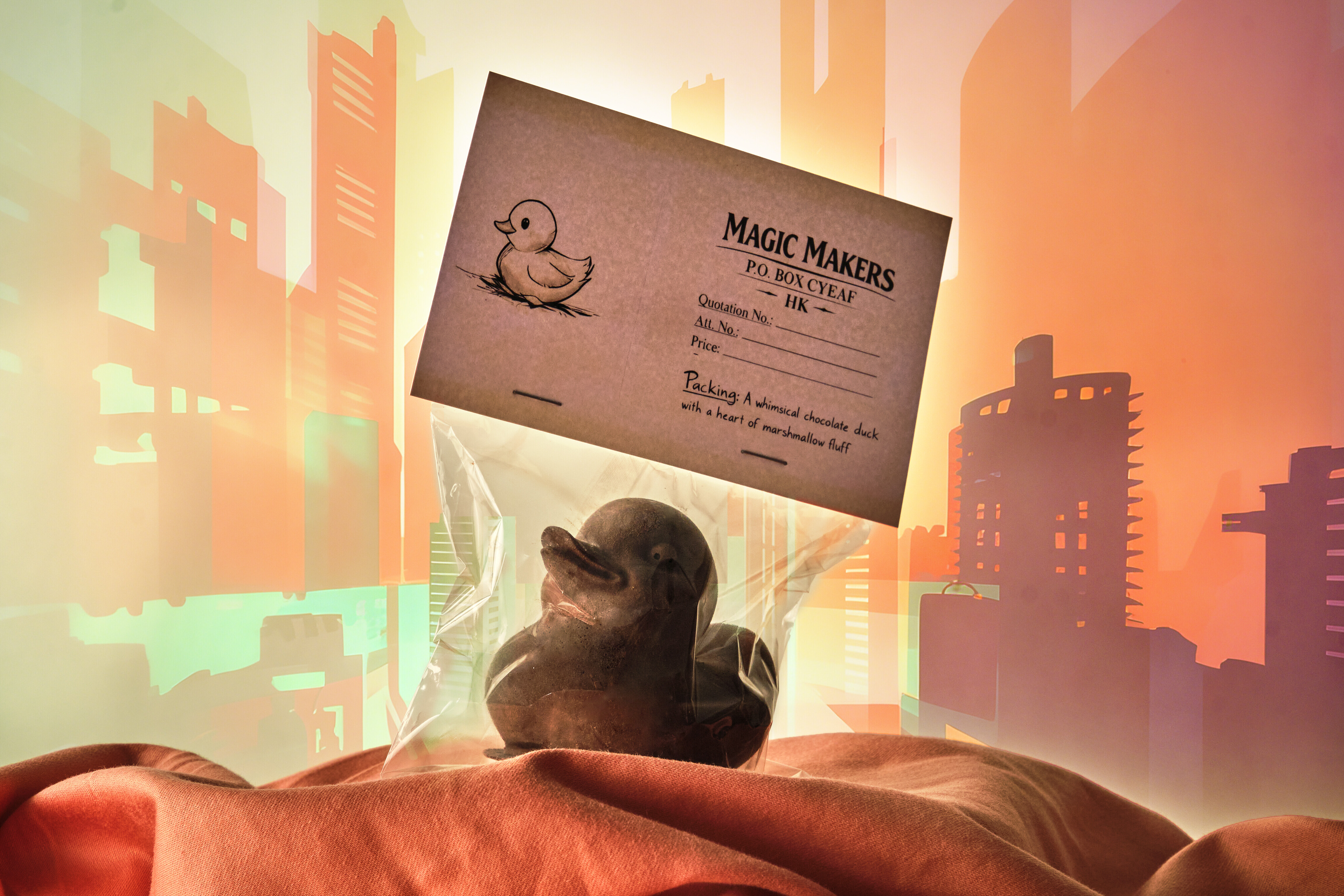 Choc Duck at The Magic Makers (Image Credit to Central Yards Edible Art Fair)