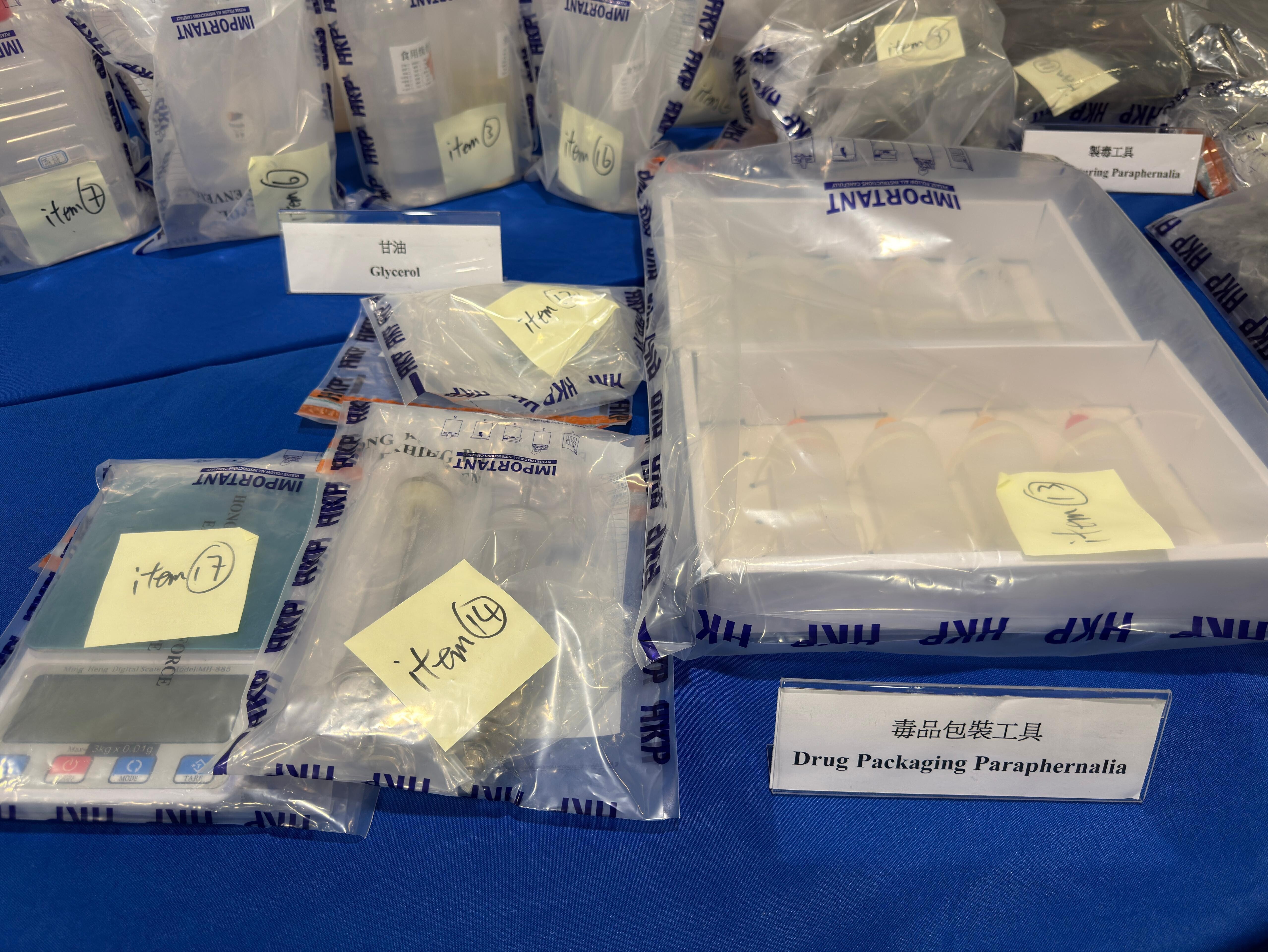 警八鄉搗製毒工場,檢50萬元依托咪酯拘28歲失業男。