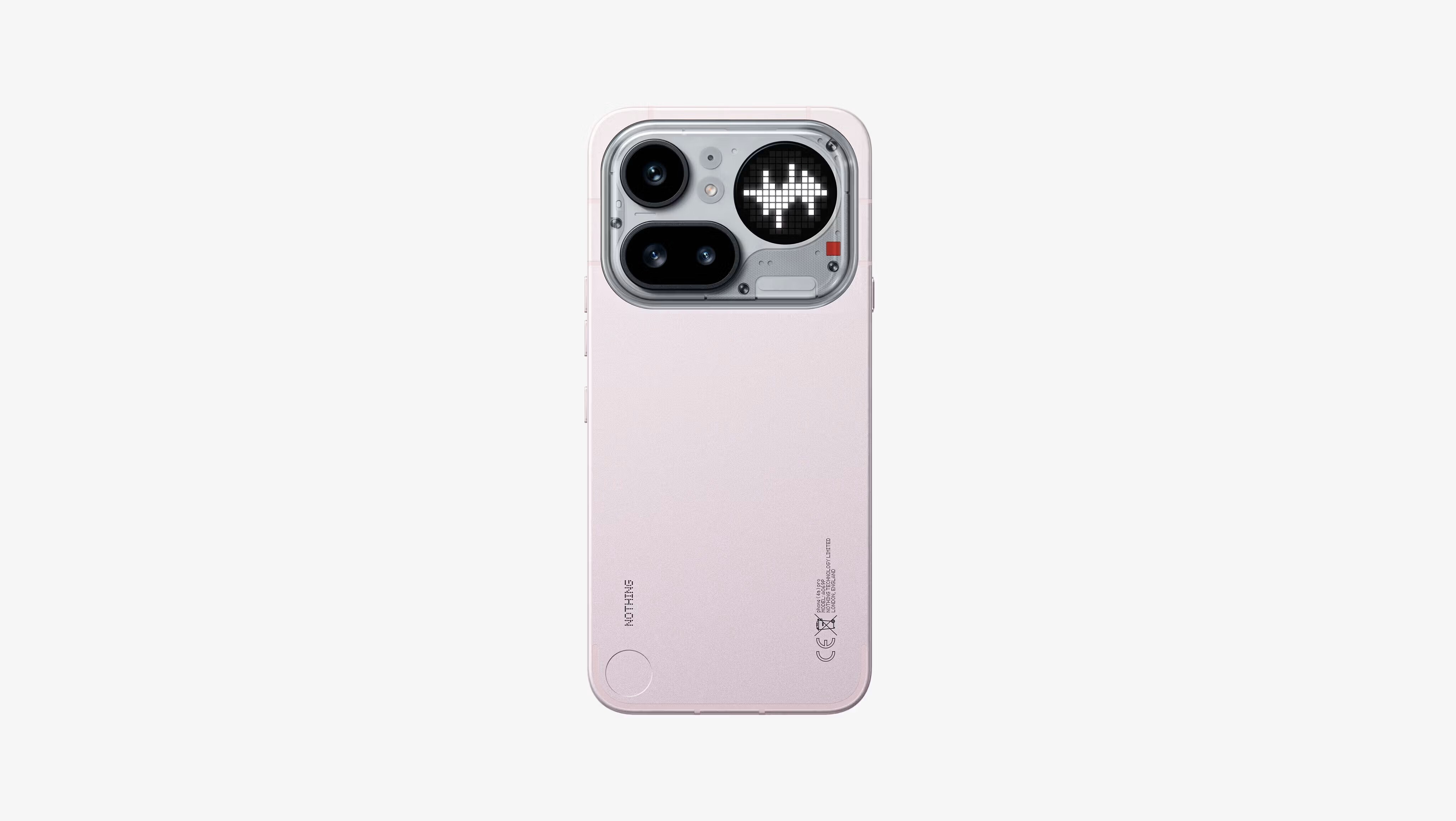 Phone (4a) Pro的圓形Glyph Matrix跟上代相似,但變得更大。