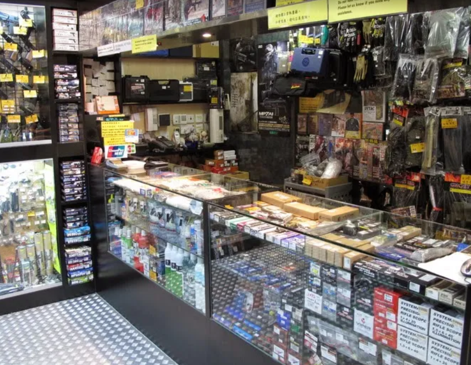 旺角廣華街氣鎗店「銃工房」公布將於3月31日結業。(Google/資料圖片)