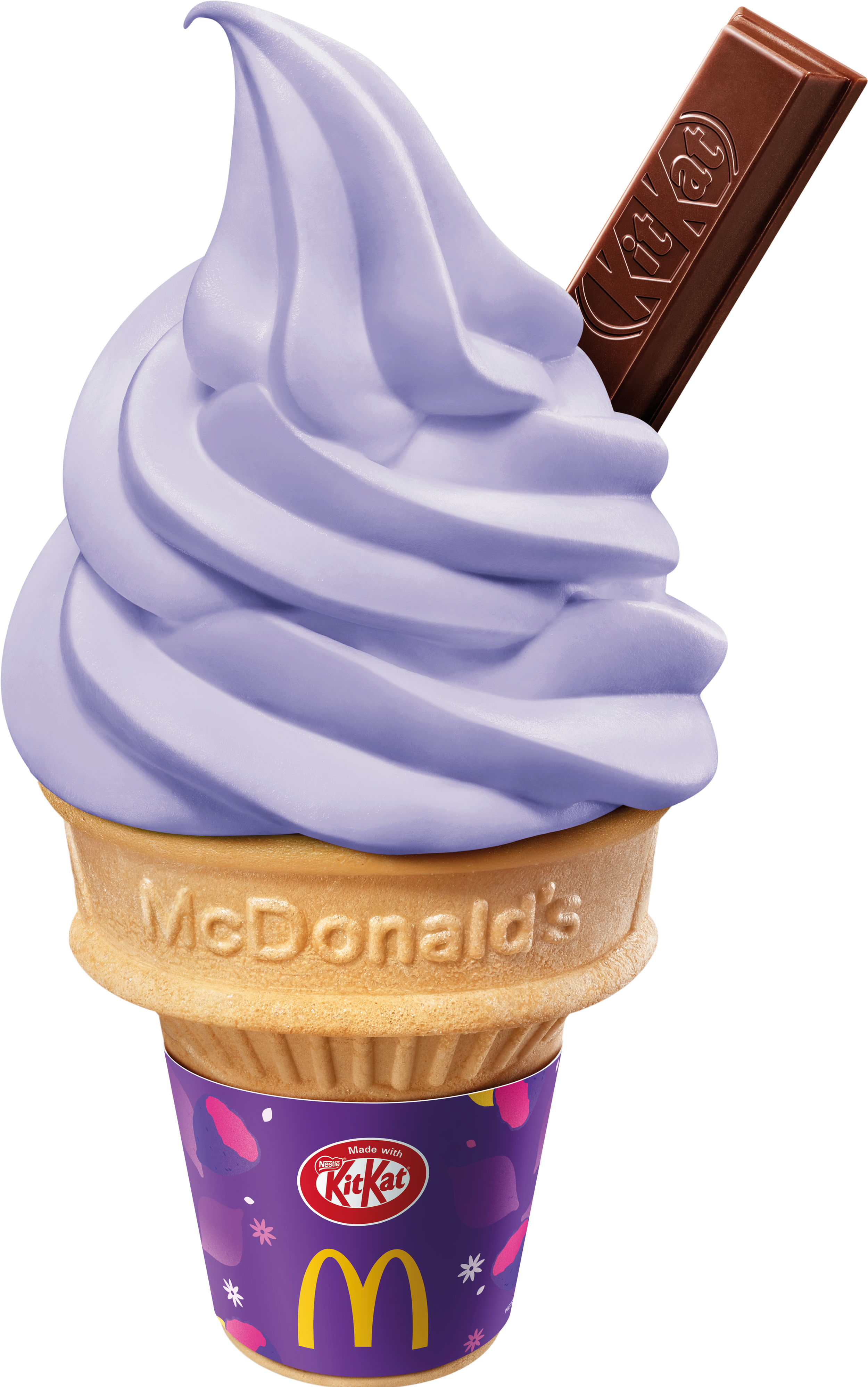 B2. Taro Kitkat Cone