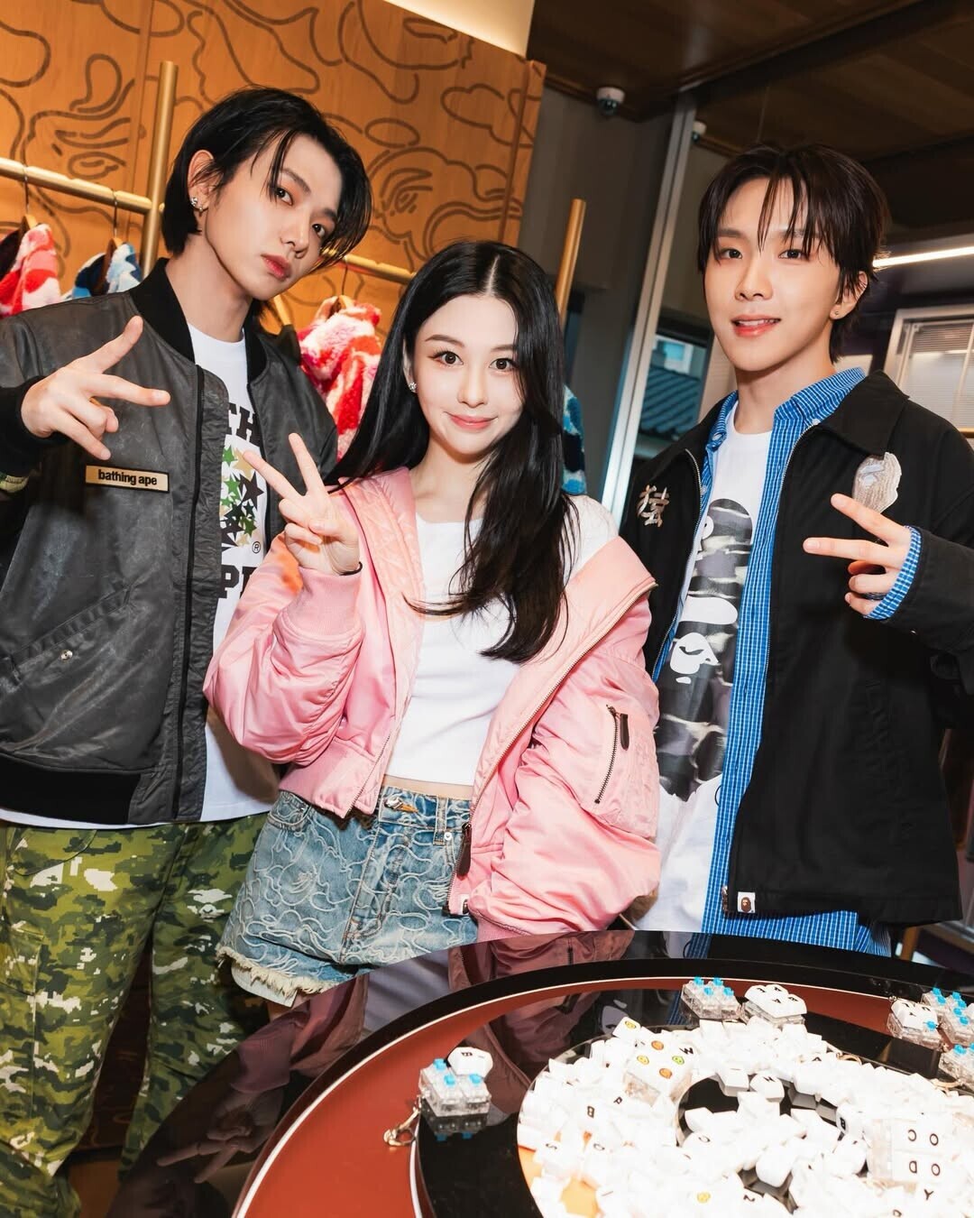So happy to celebrate the opening of BAPE STORE DOSAN with everyone. Thanks for joining!#BAPESTO 3