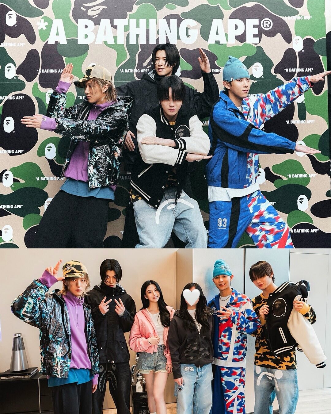 So happy to celebrate the opening of BAPE STORE DOSAN with everyone. Thanks for joining!#BAPESTO 5