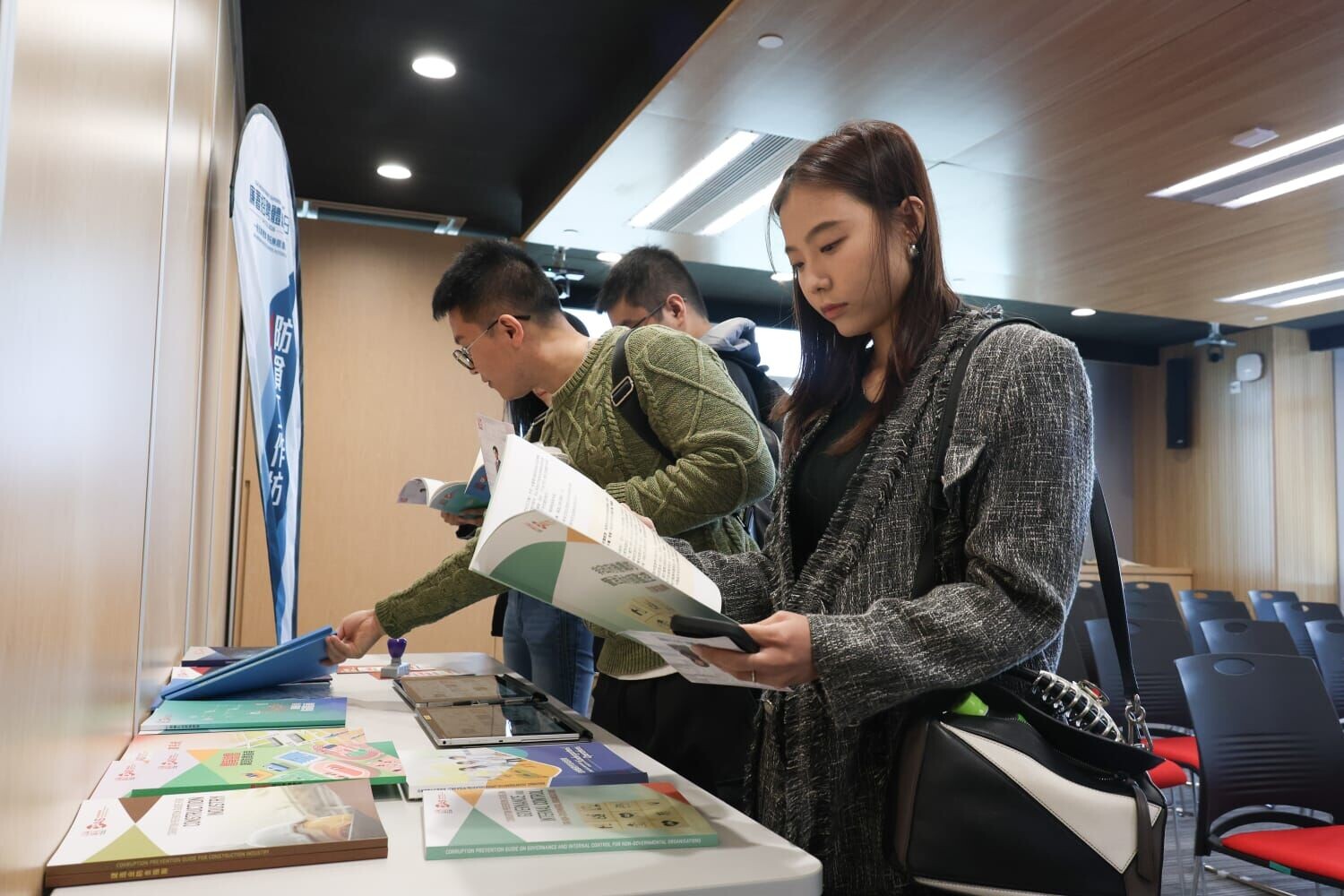 廉政公署「2026廉署招聘體驗日」。(周令知攝)