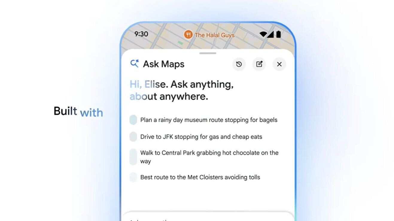 google ask maps