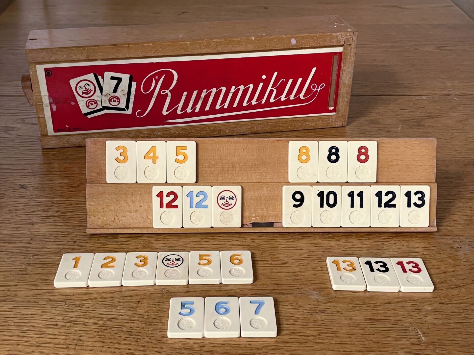 Rummikub 75週年環球印記珍藏展 第一代Rummikub原版數字牌