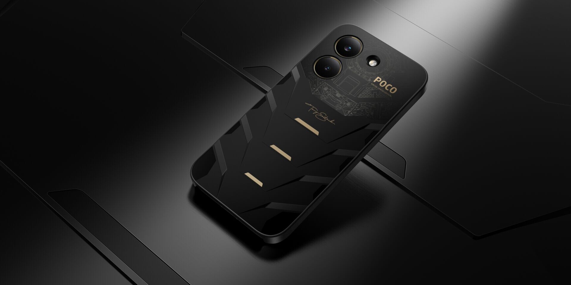 POCO X8 Pro Iron Man限定版手機套設計低調。