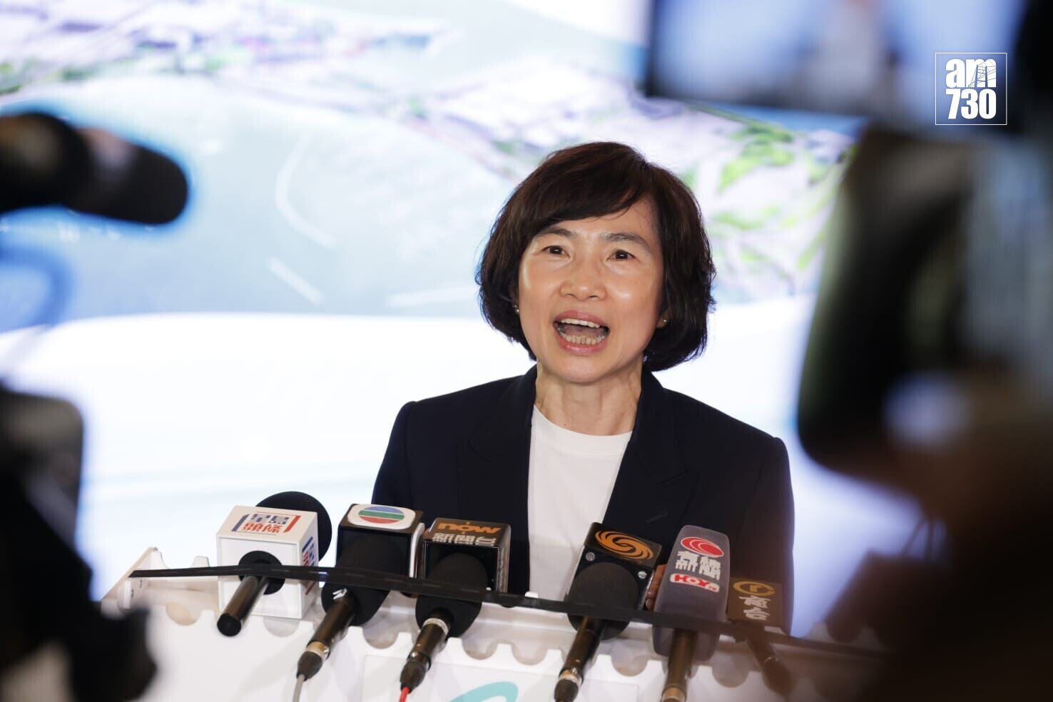 機管局SKYTOPIA藝術倉儲設施簽約儀式(吳康琦攝)