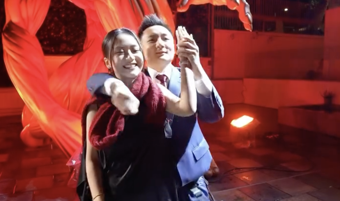 鍾培生宣布向莊雅婷求婚成功
