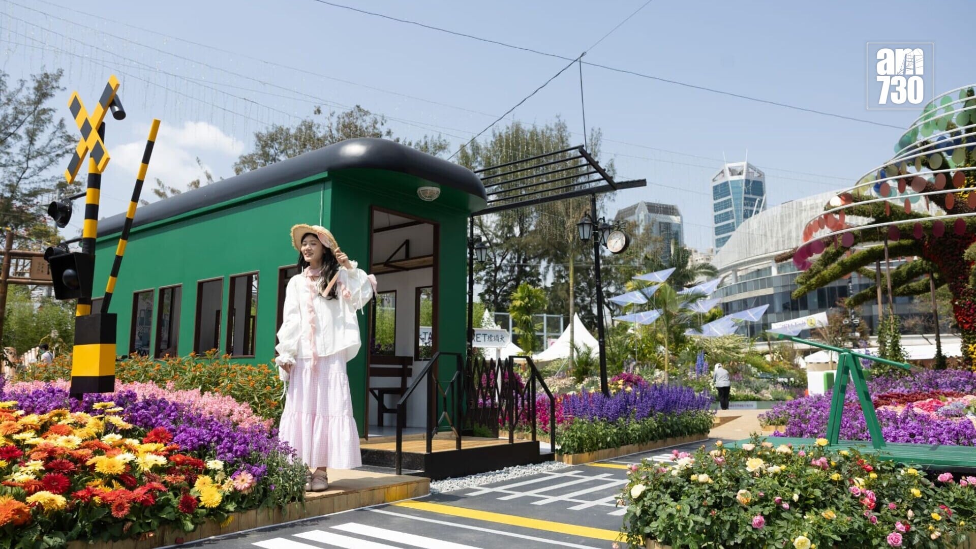 花卉展覽3月20日至29日在維園舉行，今年的主題花是紫羅蘭（蘇文傑攝）