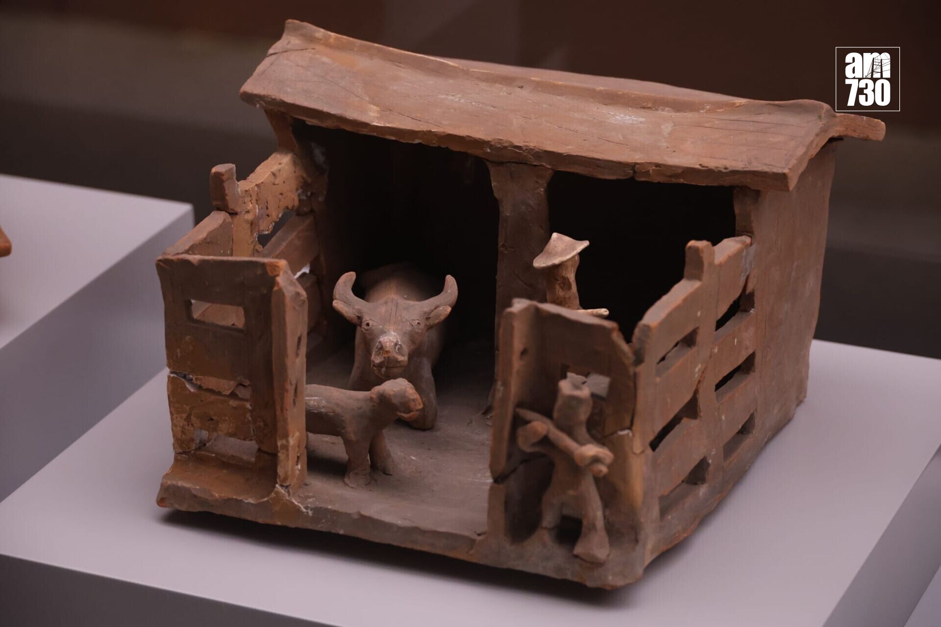 「漢風泱泱:雄渾與交融的盛世」展覽。(鍾式明攝)