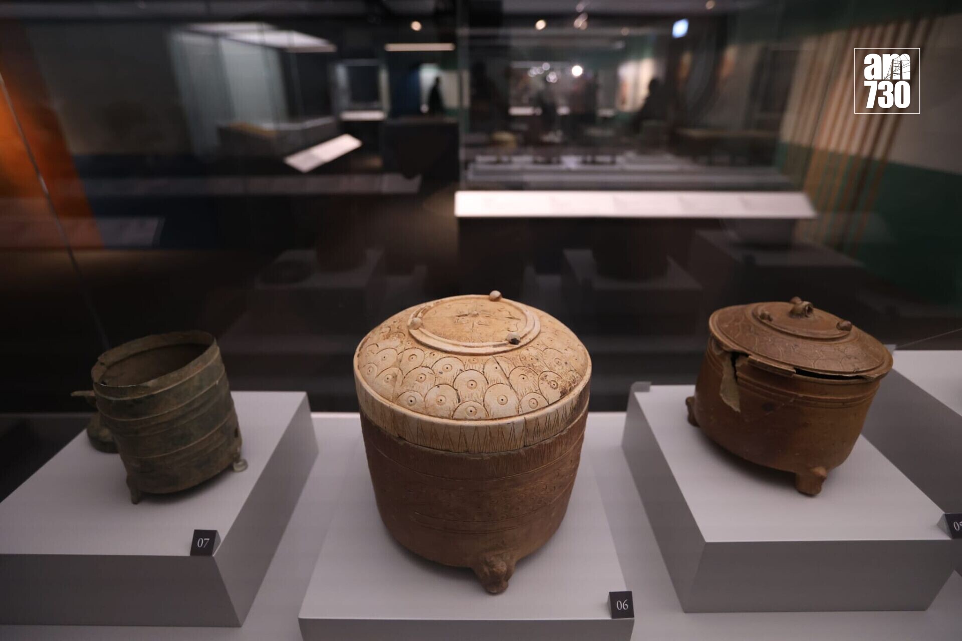 「漢風泱泱:雄渾與交融的盛世」展覽。(鍾式明攝)
