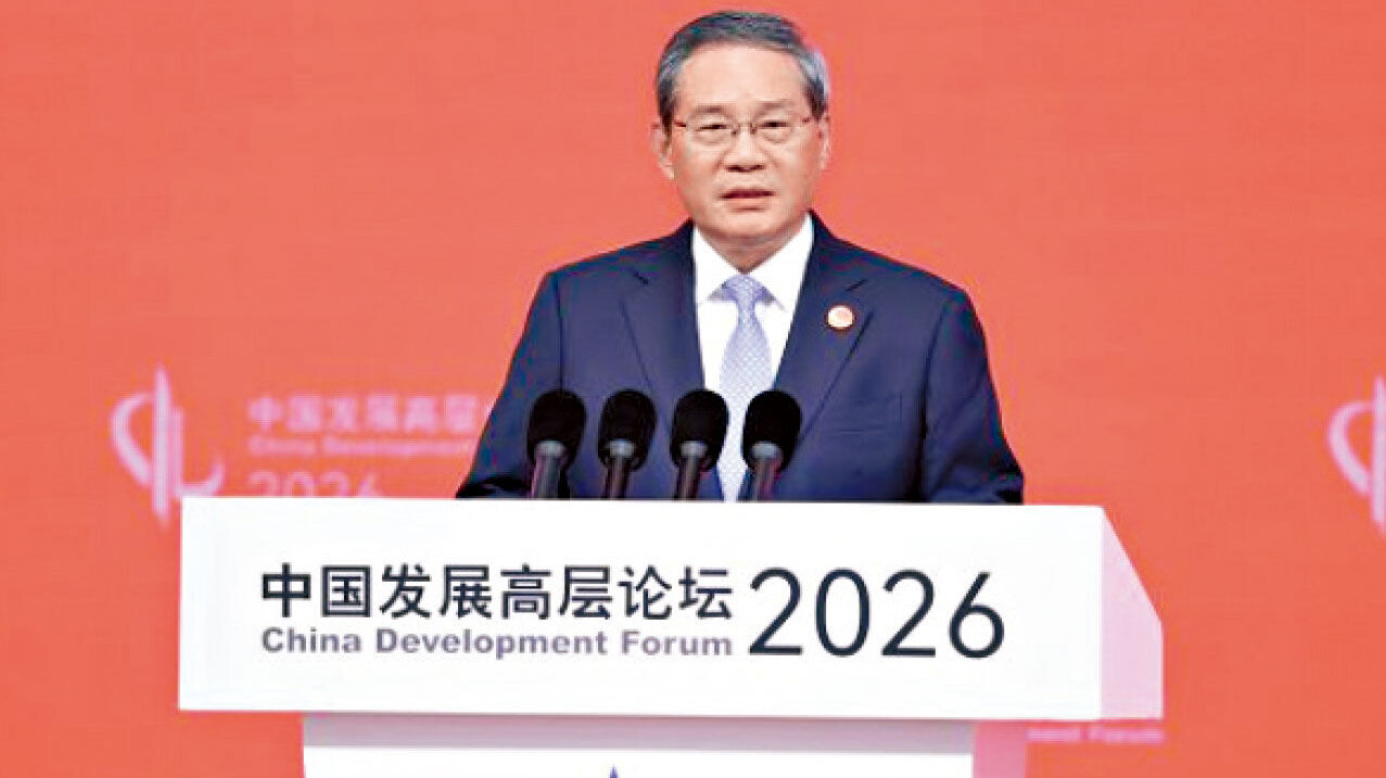李強發表主旨演講。(互聯網)