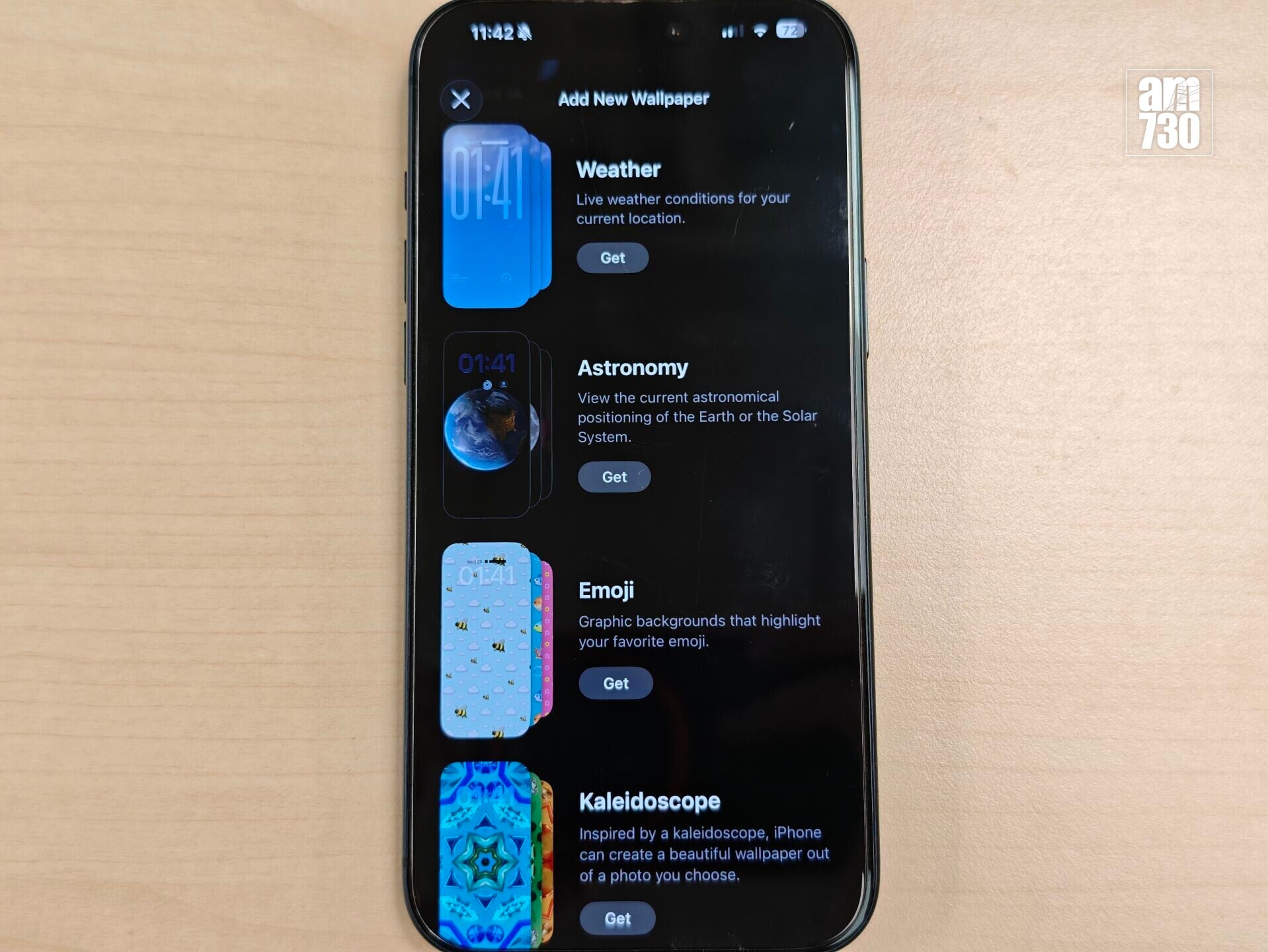 iOS 26.4壁紙和錶盤圖庫更新了設計。