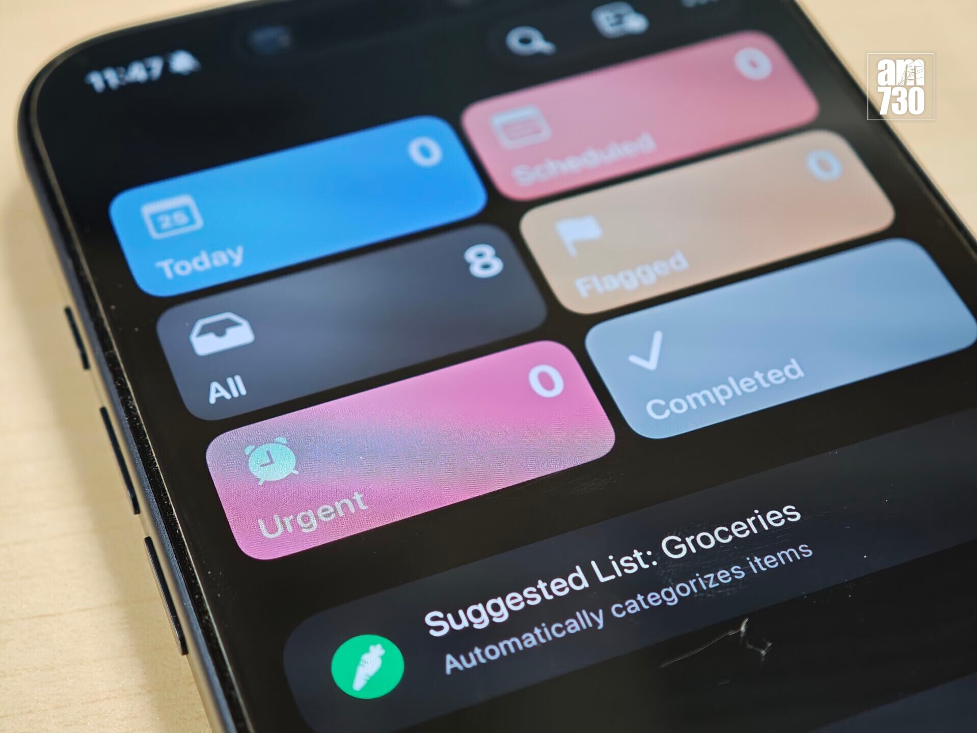 iOS 26.4「提醒事項」應用程式新增了「緊急」版塊。