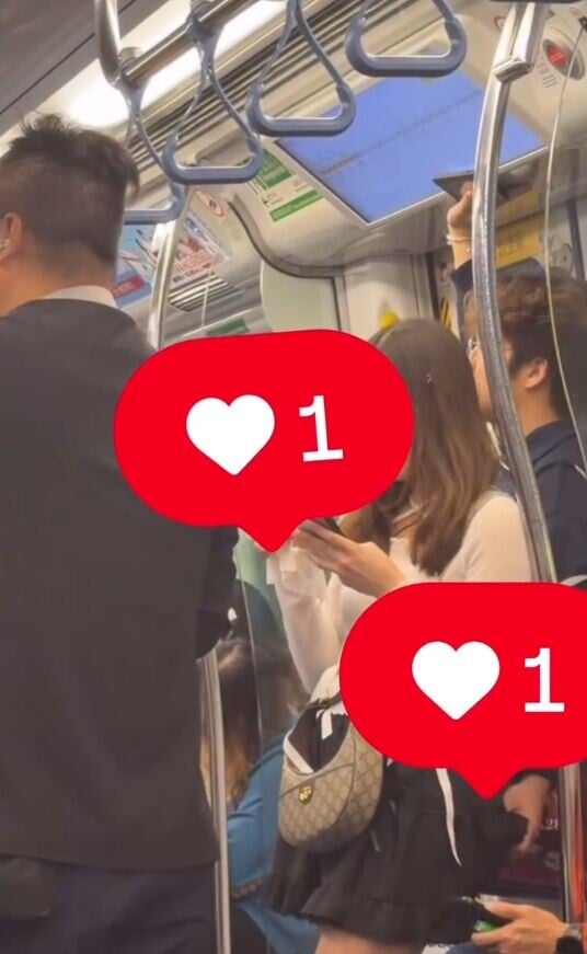 屯馬綫列車日前有女乘客被非禮,受害人事後將拍攝到的過程放上網。(Threads圖片)