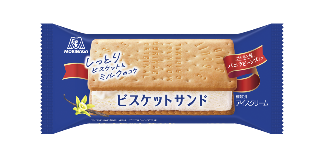 森永雲呢拿夾心餅乾雪糕磚 Morinaga Biscuit Sandwich Ice Cream