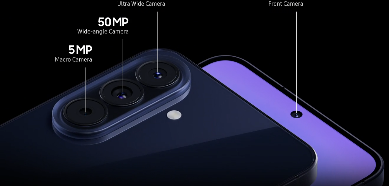 Samsung Galaxy A57鏡頭配置。