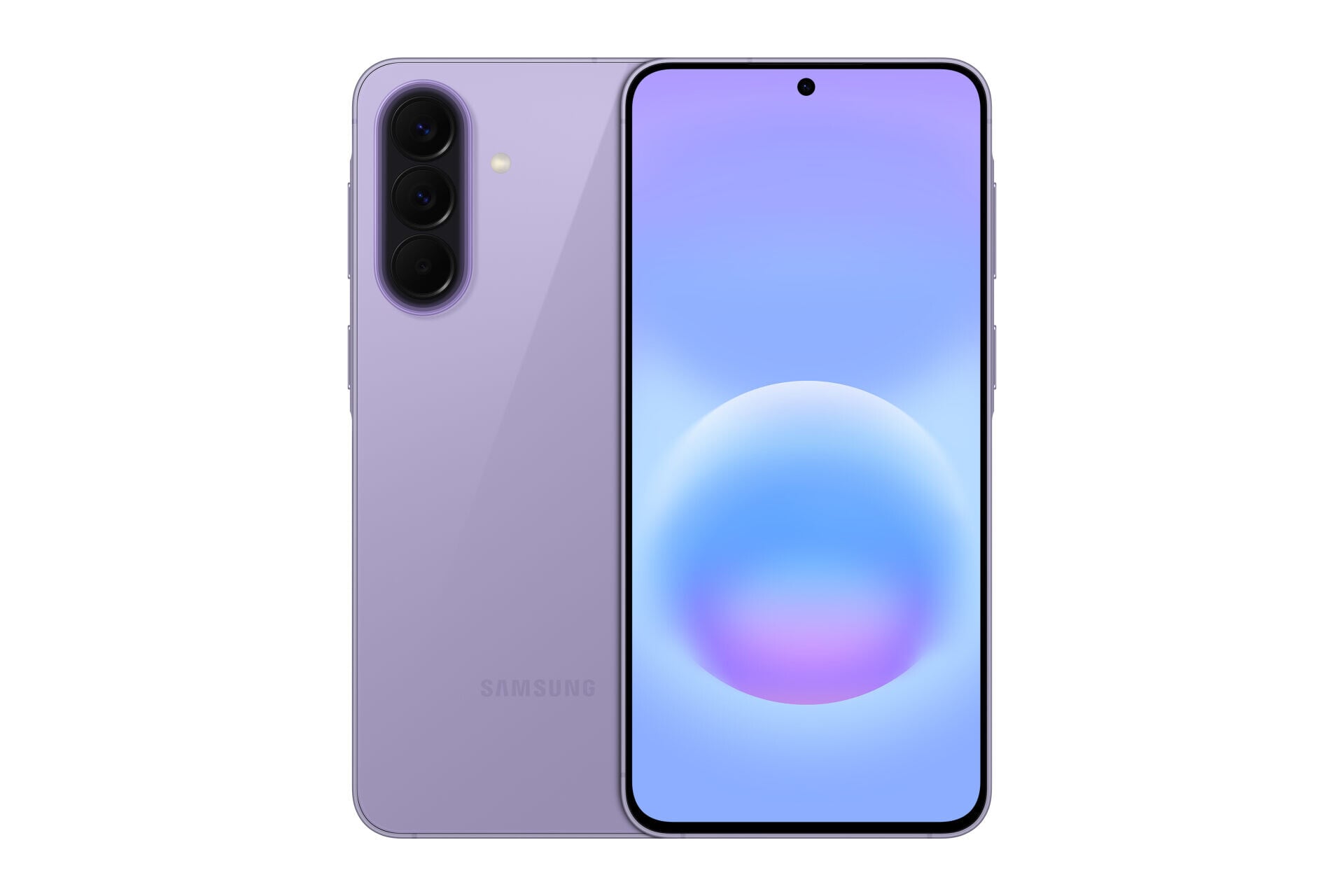 Galaxy A57霧紫配色。