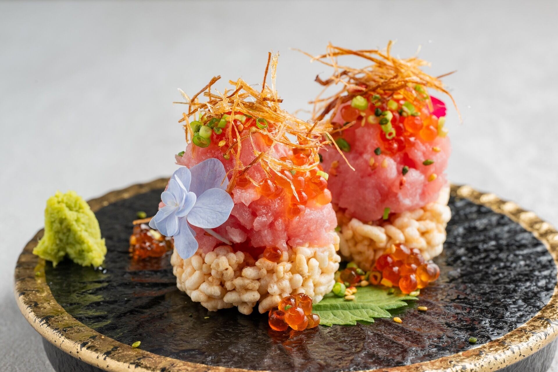 拖羅蓉脆米餅Negitoro with Rice Crackers $98