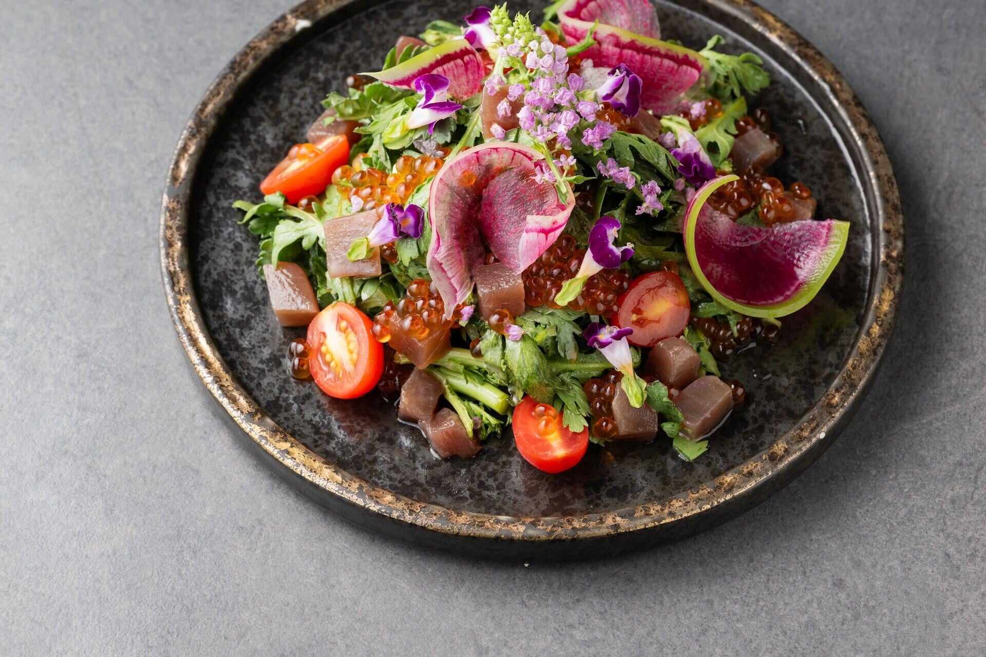 赤身春菊沙律Tuna and Chrysanthemum Salad $168