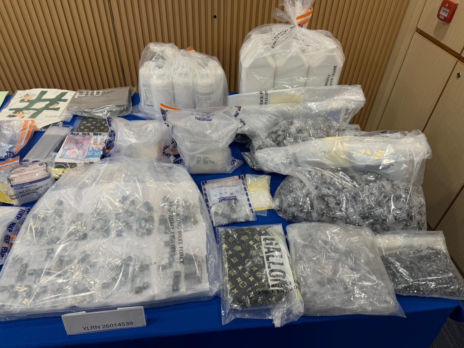 警搗元朗製毒工場檢逾107萬元依托咪酯,31歲無業男被捕。