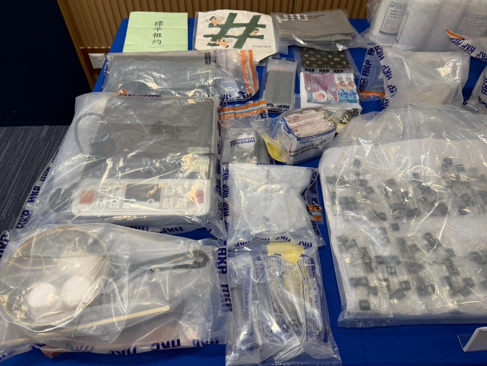 警搗元朗製毒工場檢逾107萬元依托咪酯,31歲無業男被捕。