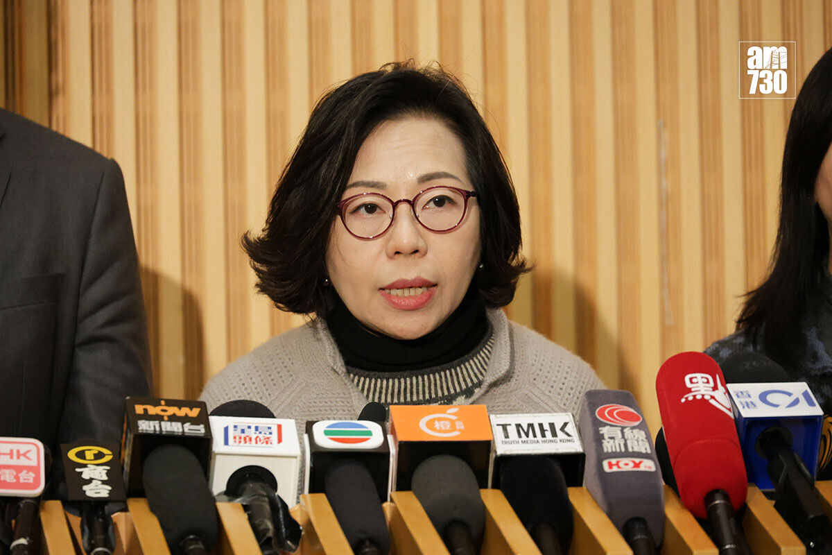 麥美娟表示,尊重宏福苑居民希望再次上樓執拾的意願。(資料圖片/吳康琦攝)