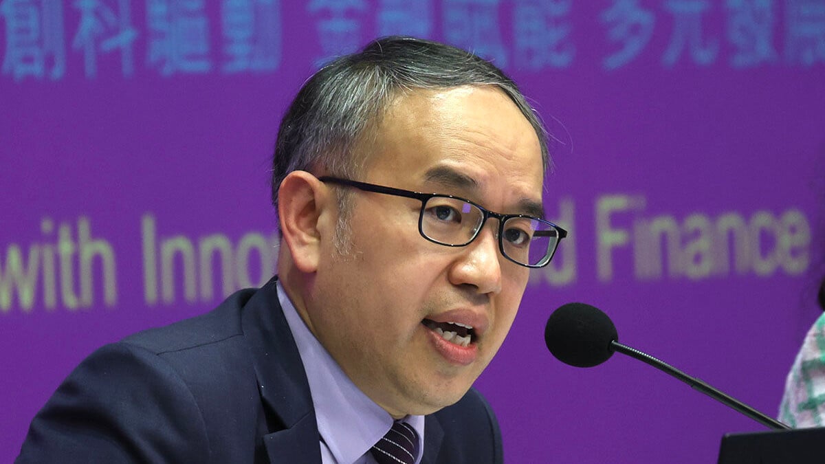 許正宇表示，財資中心就如同企業的內部銀行，希望吸納更多內地或海外企業。（資料圖片）
