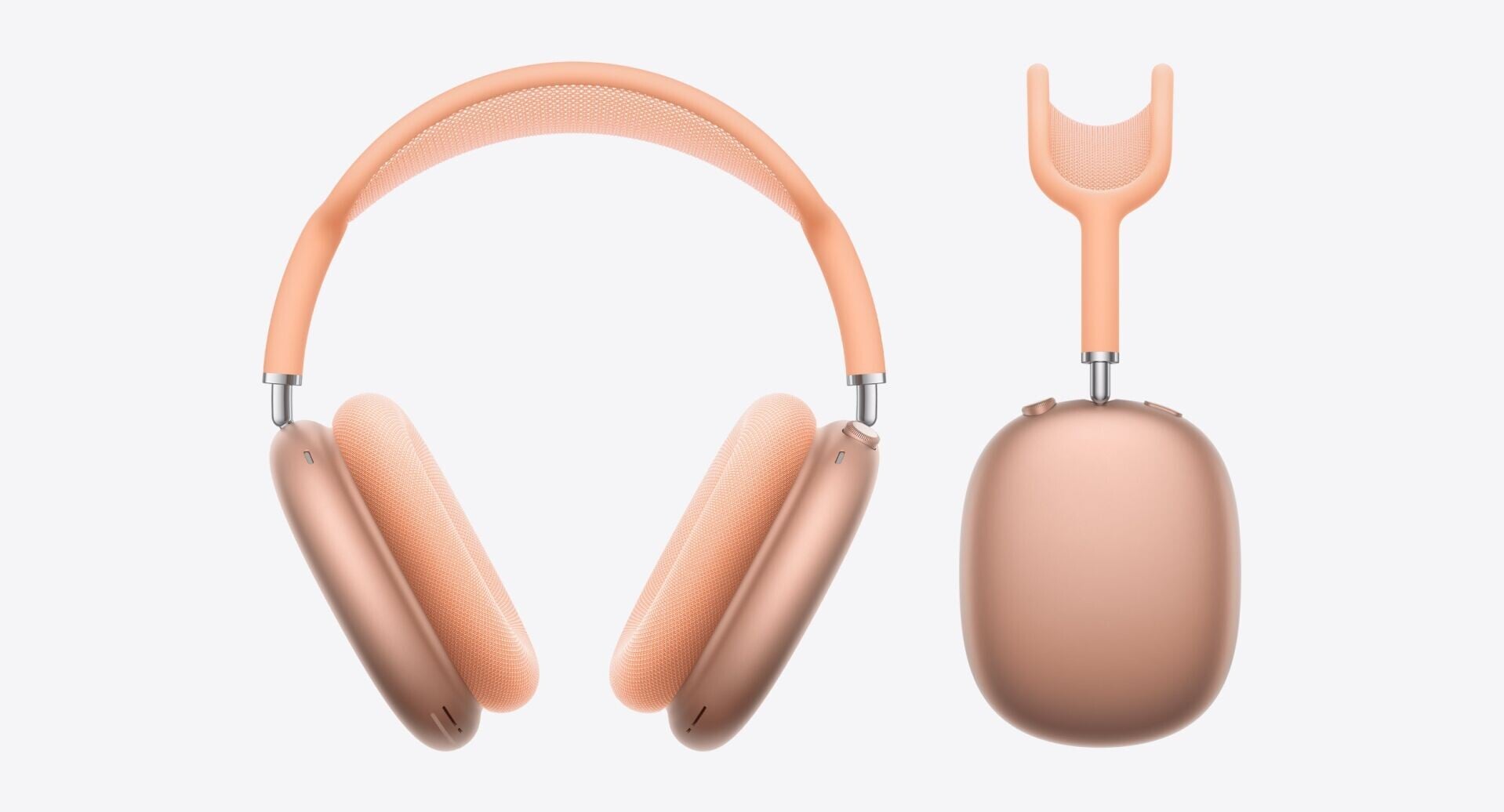 AirPods Max 2 頭戴式耳機,顏色包括橙色
