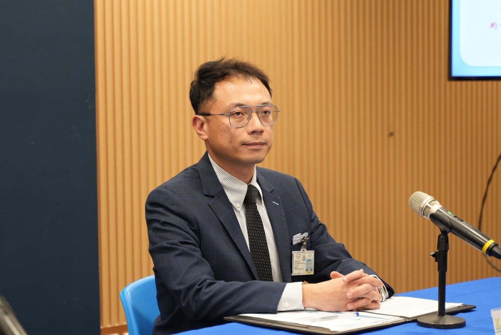 元朗警區刑事部總督察張晉堂。