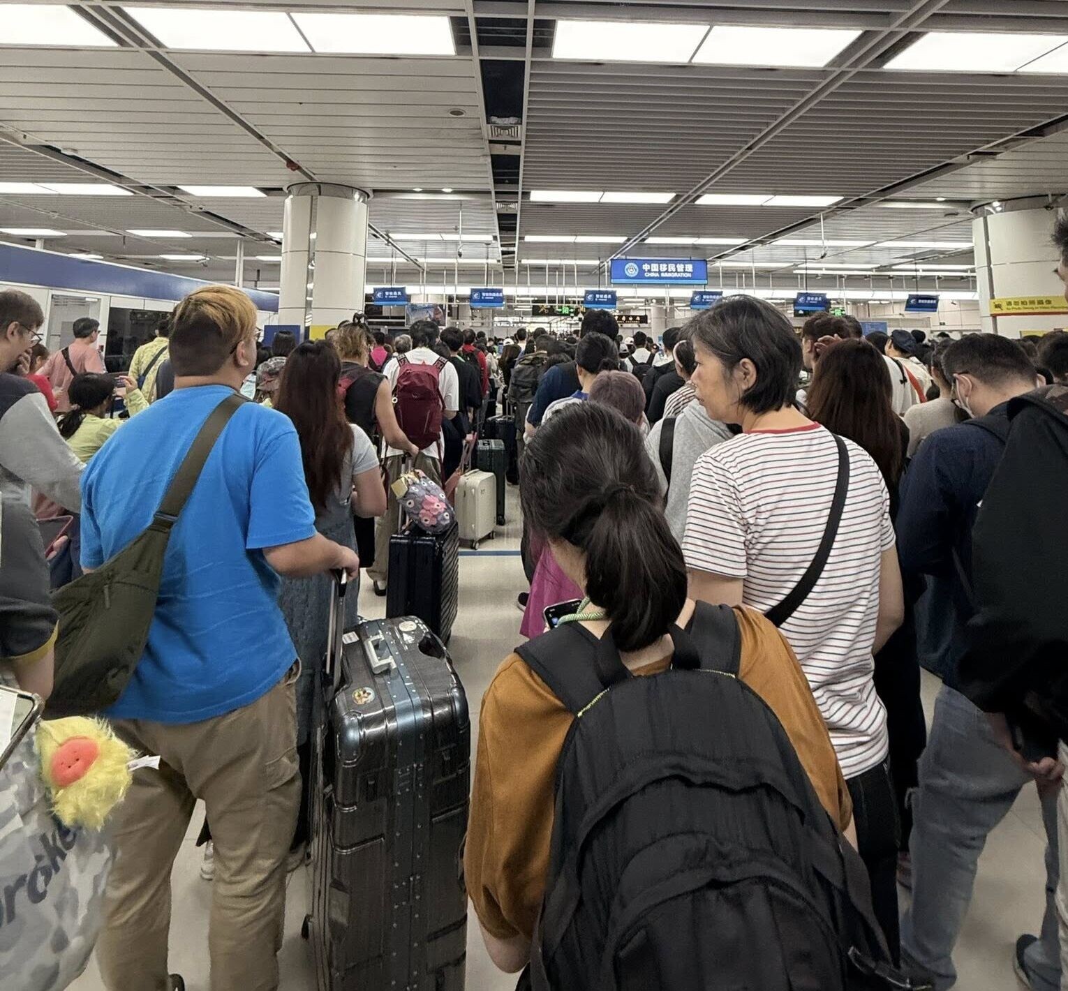 深圳灣口岸。(FB/深圳大灣區吃喝玩樂情報站 )