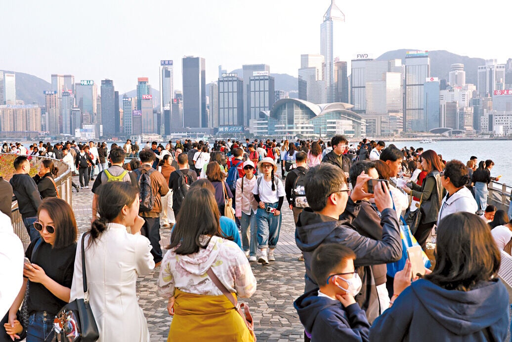 今年3月訪港旅客達435萬人次。