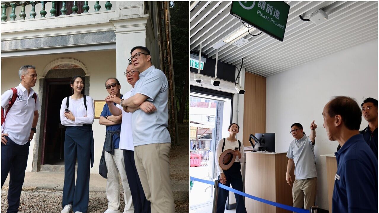 鄧炳強化身「沙頭角導遊」江旻憓隨團試行中英街智能通道｜Ray Online (@fb鄧炳強 Tang Ping Keung)