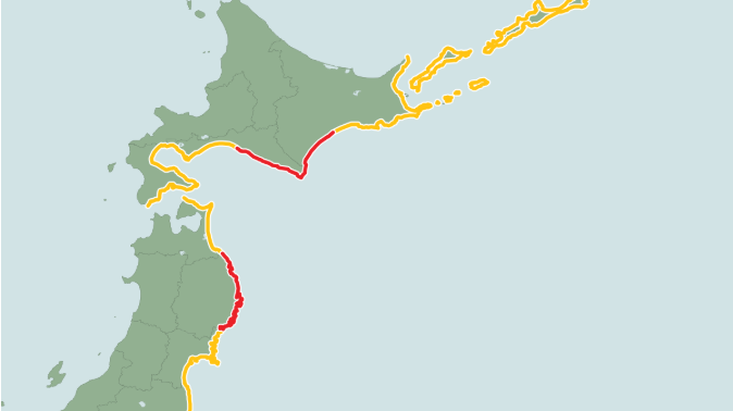 日本岩手外海發生7.4級地震　當局發海嘯警告