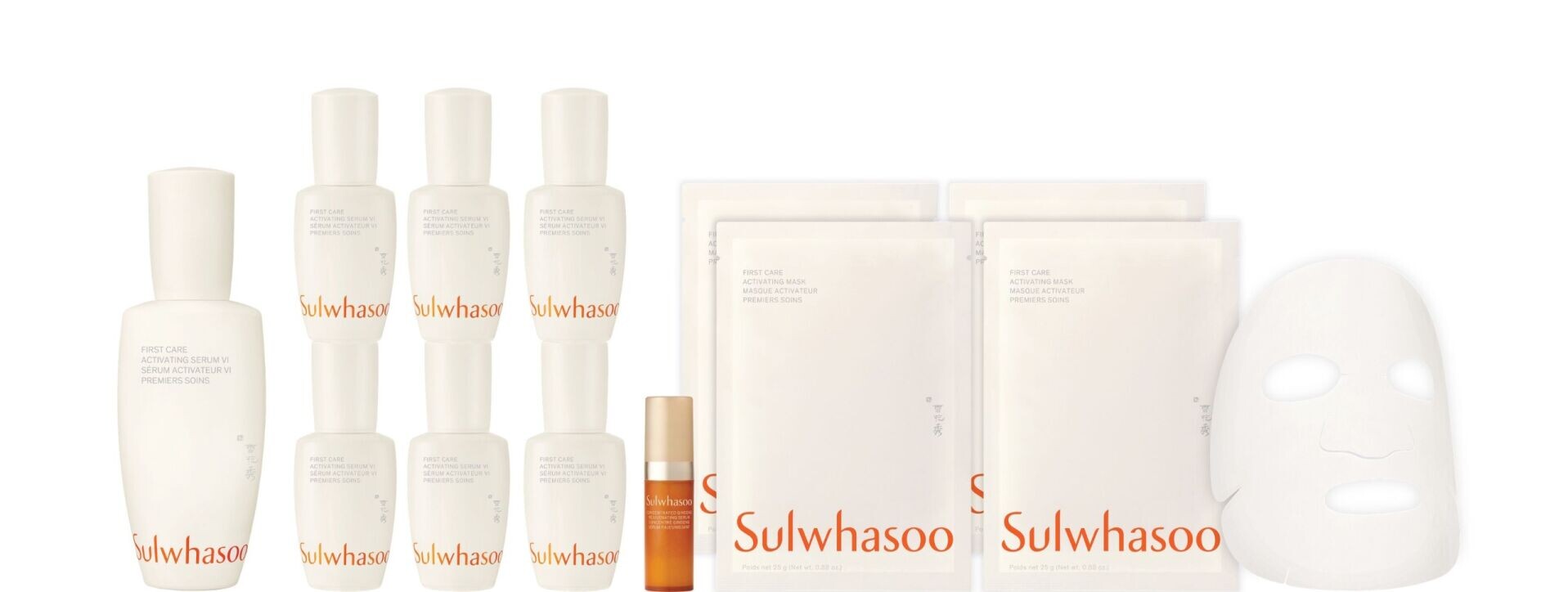 42折「Sulwhasoo皇牌First Care煥活年輕肌膚套裝」(優惠價HK$1,020/原價HK$2,465)