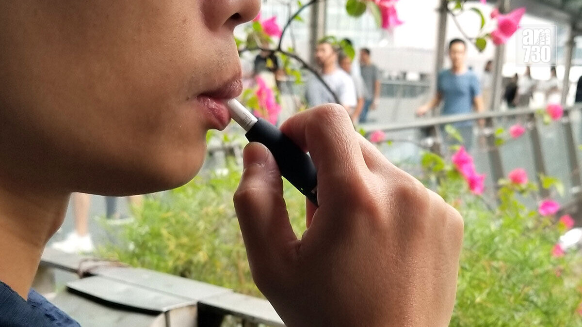 周四起，任何人將不可在公眾地方管有電子煙、加熱煙等指明另類煙草產品。(資料圖片／林俊源攝)