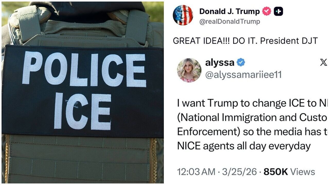 ICE執法惹反感，網紅隨口倡改為「NICE」竟獲特朗普親回。