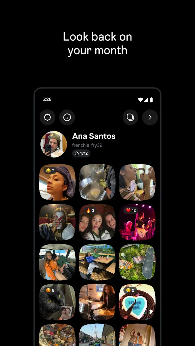 Instagram Instants用家可看到自己一個月內的發文。