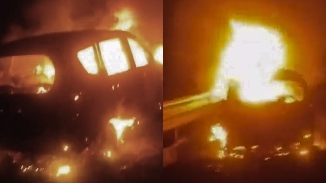 印度汽車疑因壓縮天然氣起火 5人燒死1人重傷