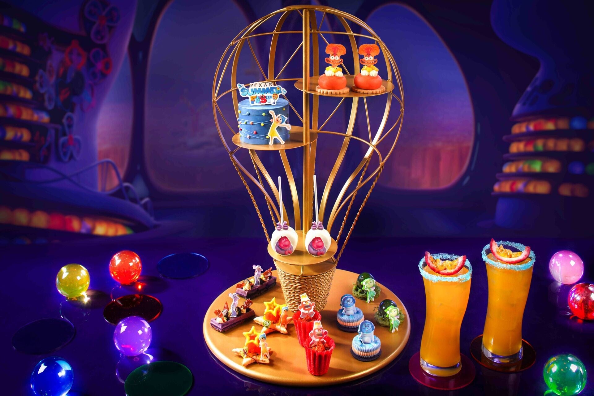 HKDL 2026 Pixar Summer Fest F&B WOC Inside out afternoon Tea Set