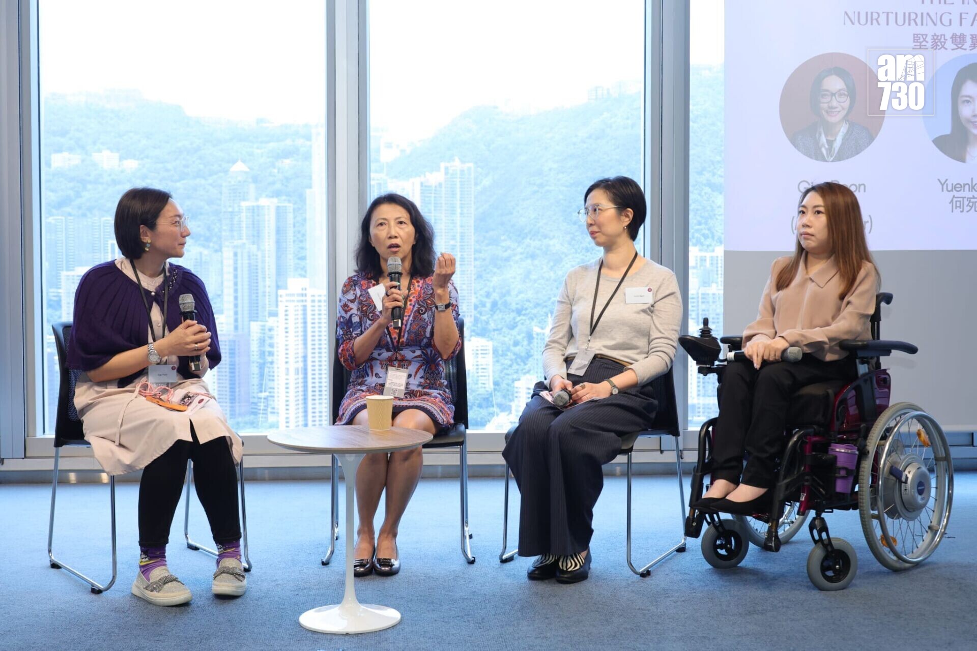 「香港創業媽媽」舉行2026年度主題揭幕暨「Moms4Moms媽媽創業家培育計劃畢業禮」。(林俊源攝)