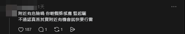 不少網民第一時間想到可能是電線漏電或雷擊前兆。(Threads)