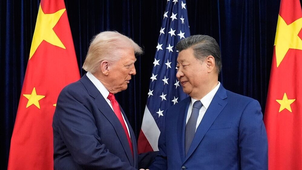白宮公布特朗普訪華行程，周四與習近平雙邊會談。(2025年10月30日。AP)