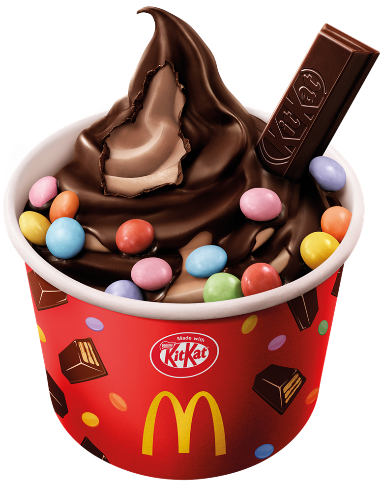 B2. KITKAT Chocolate Shell Parfait