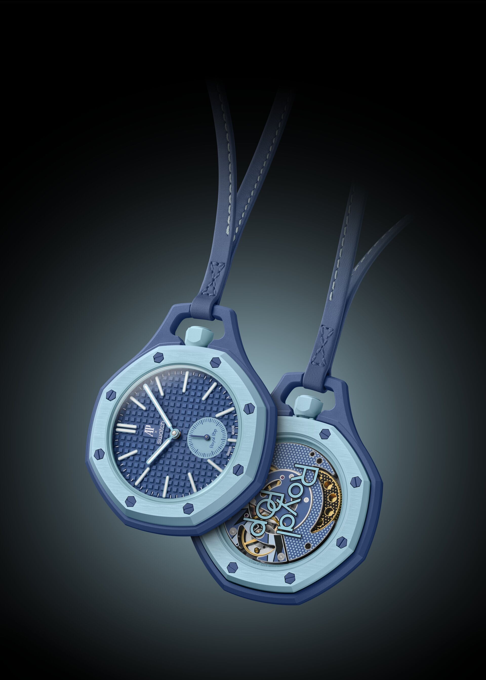 Swatch愛彼聯手推出全新「Royal Pop」錶款。