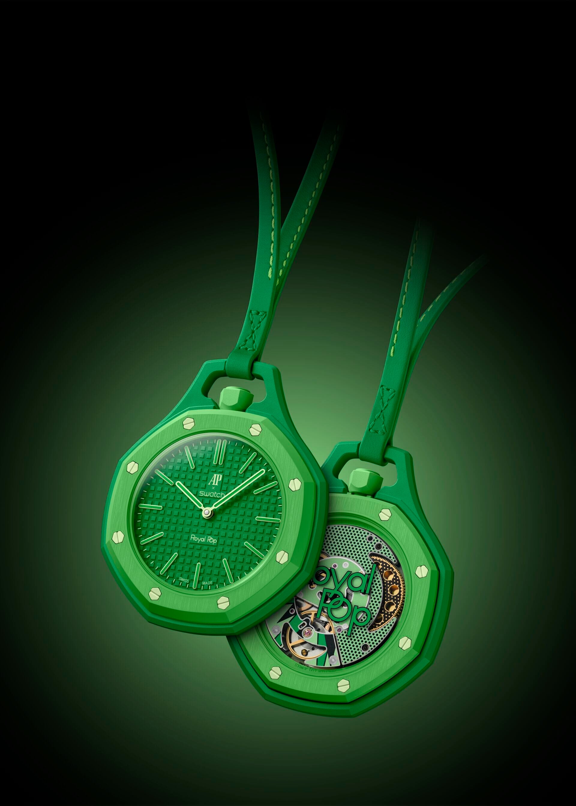 Swatch愛彼聯手推出全新「Royal Pop」錶款。
