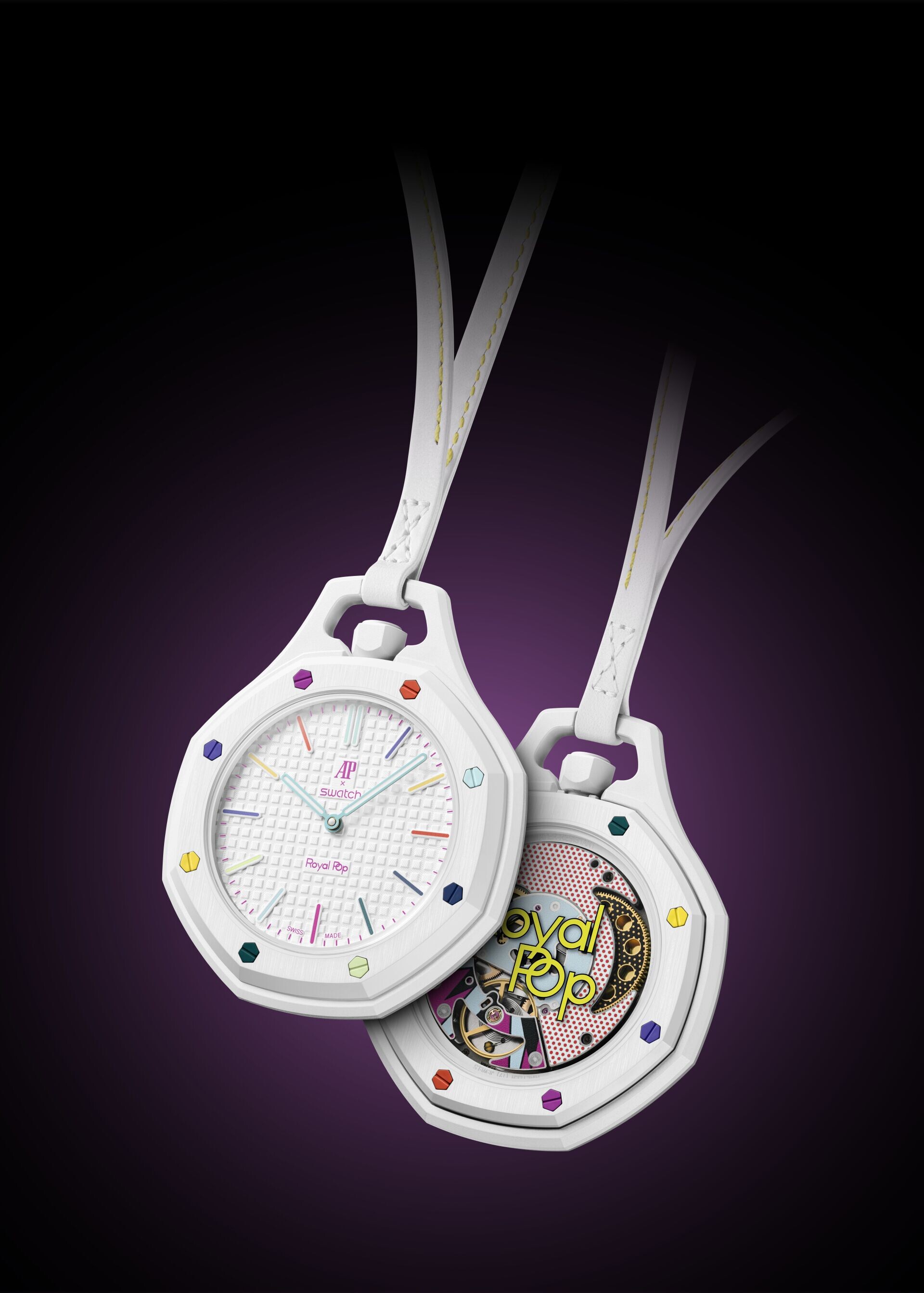Swatch愛彼聯手推出全新「Royal Pop」錶款。