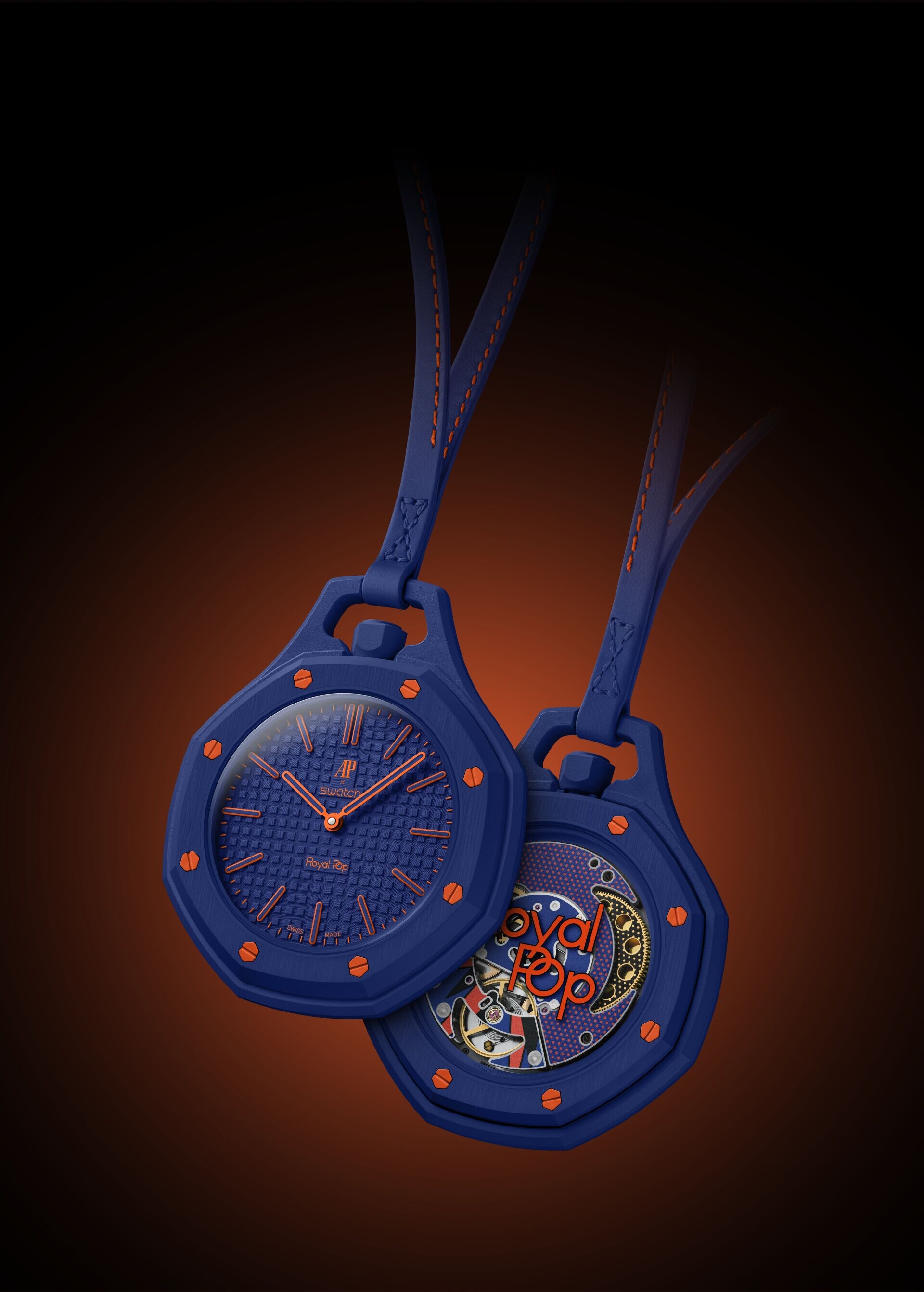 Swatch愛彼聯手推出全新「Royal Pop」錶款。