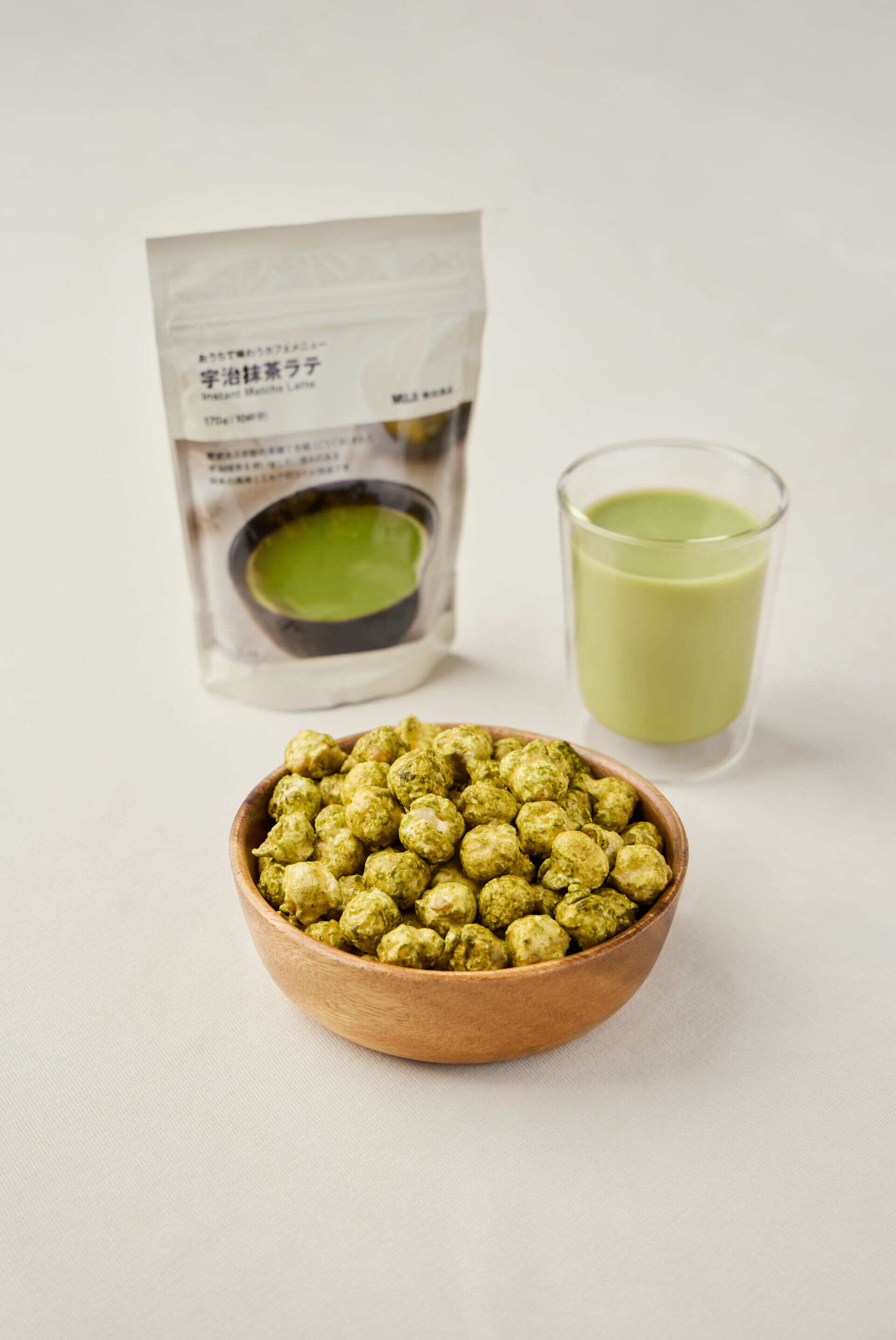 抹茶牛奶味爆谷